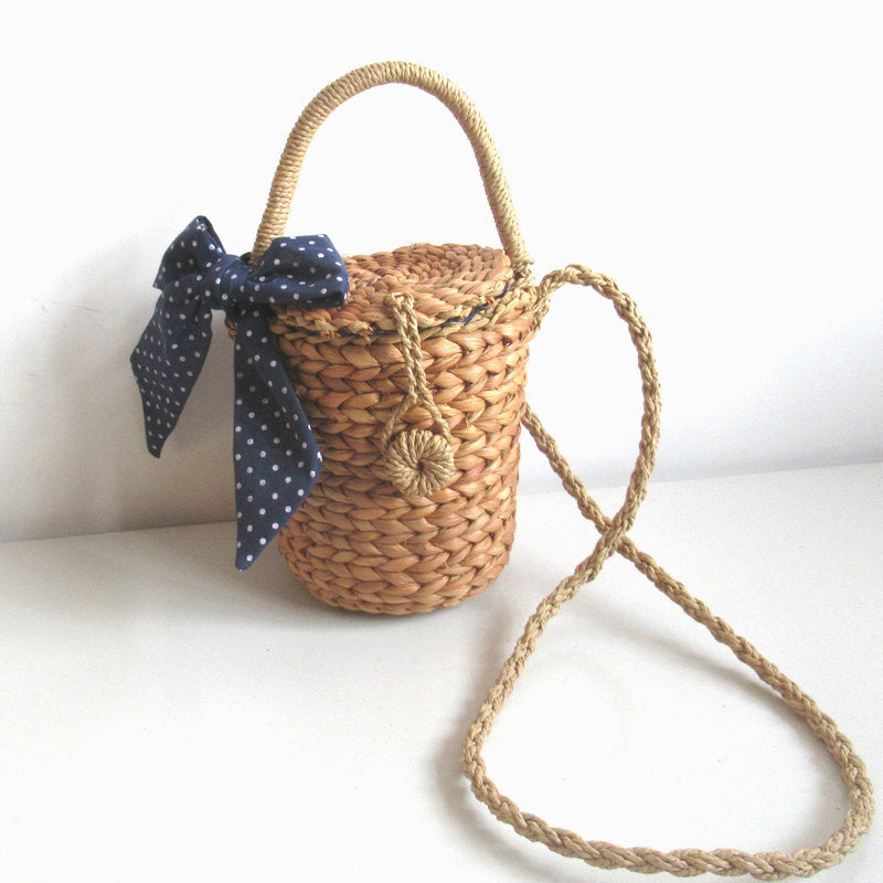 CornBelle™ – Mini Cylinder Woven Bag