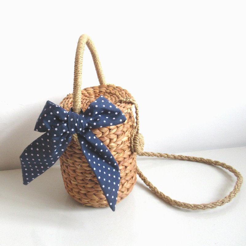 CornBelle™ – Mini Cylinder Woven Bag