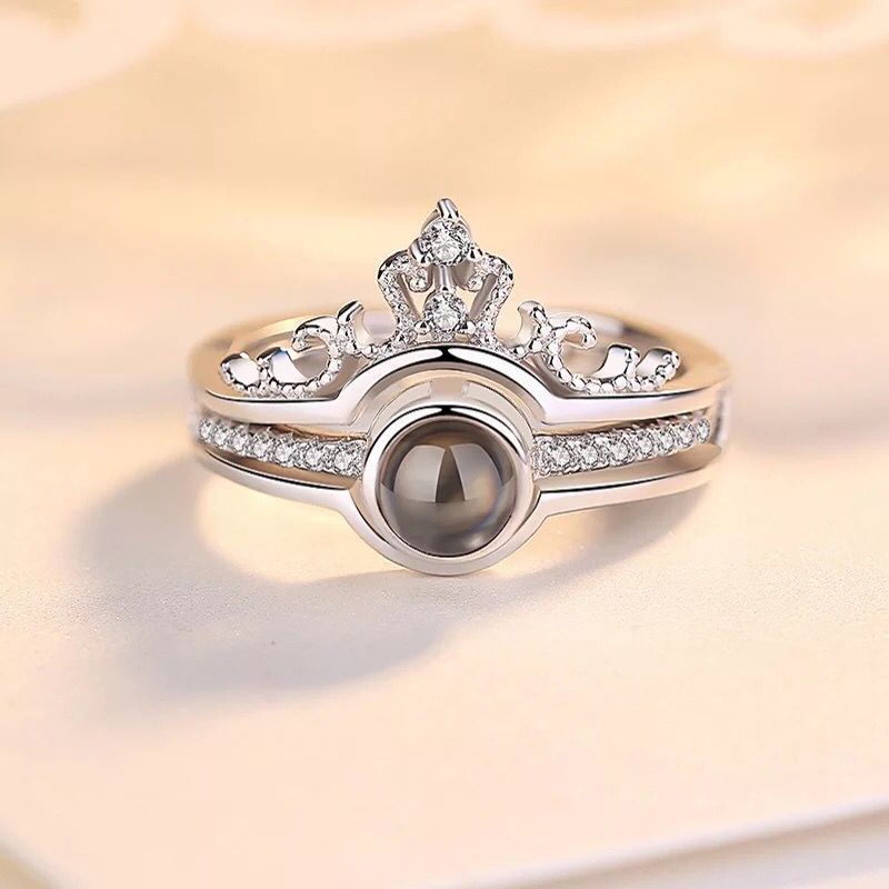 LuxeJewels™ – 925 Projection Ring with Personalized Photo