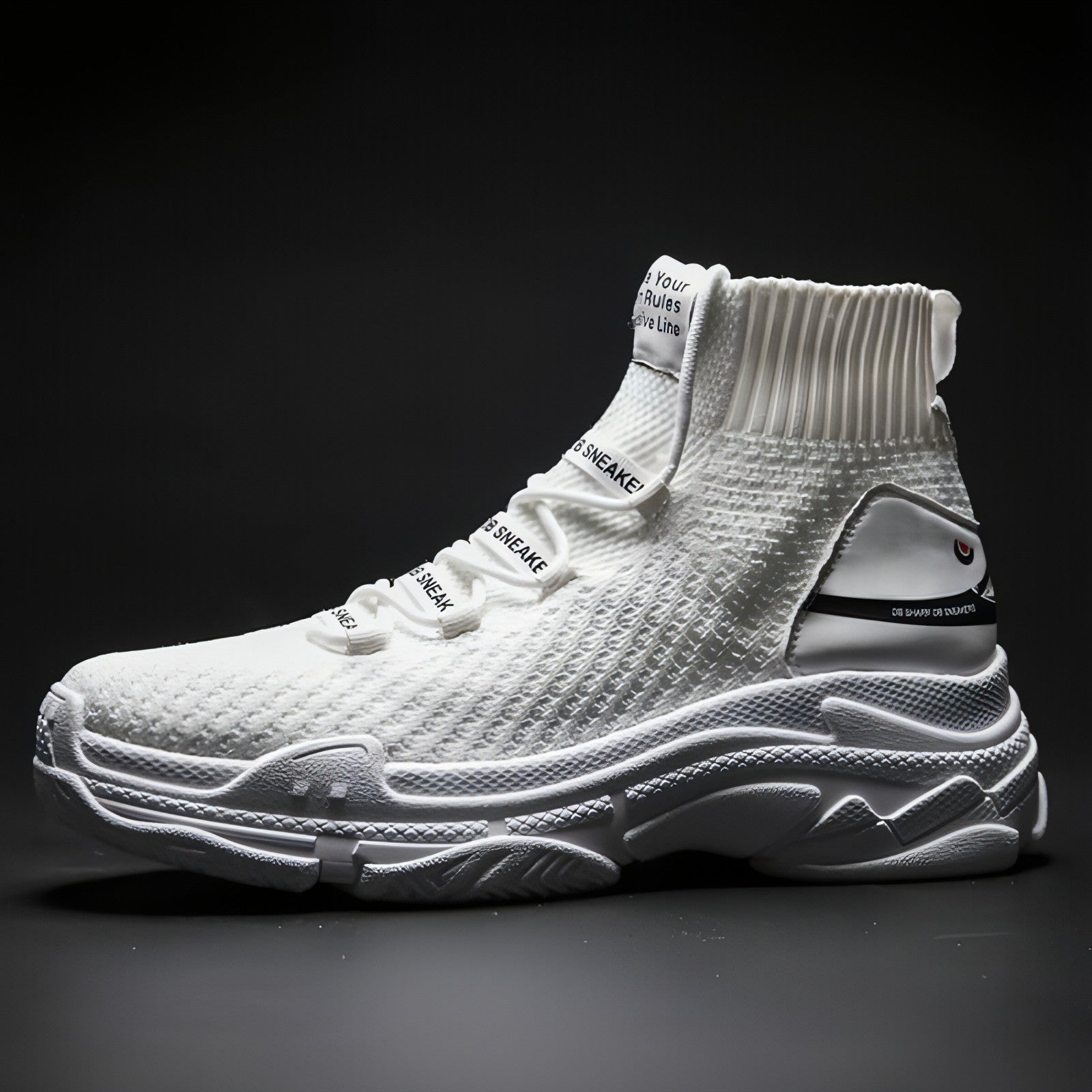 StreetFace™ – Reactive Sole High-Top Sneakers
