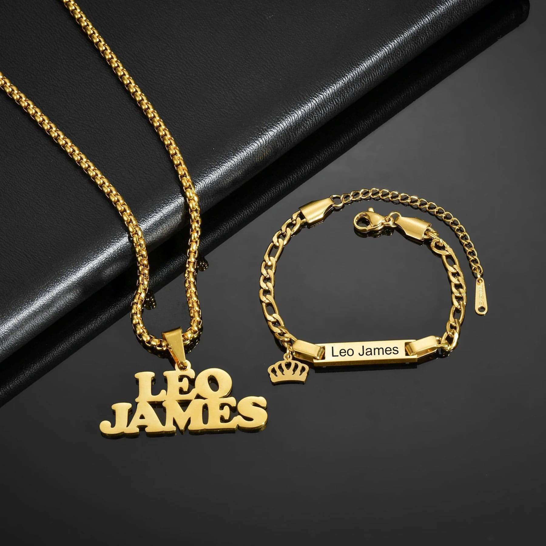 DIY Large Nameplate Engraved Letter Pendant