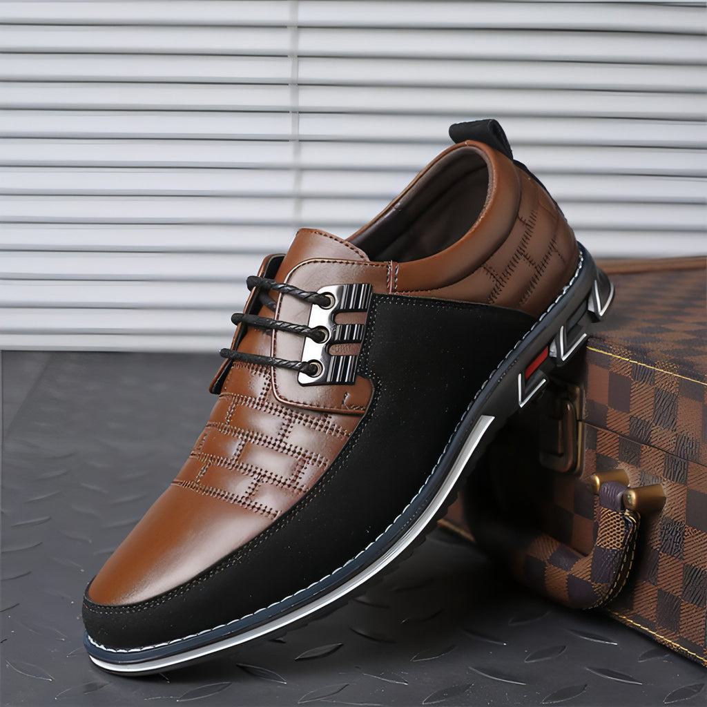Zapatos casuales de cuero para hombre