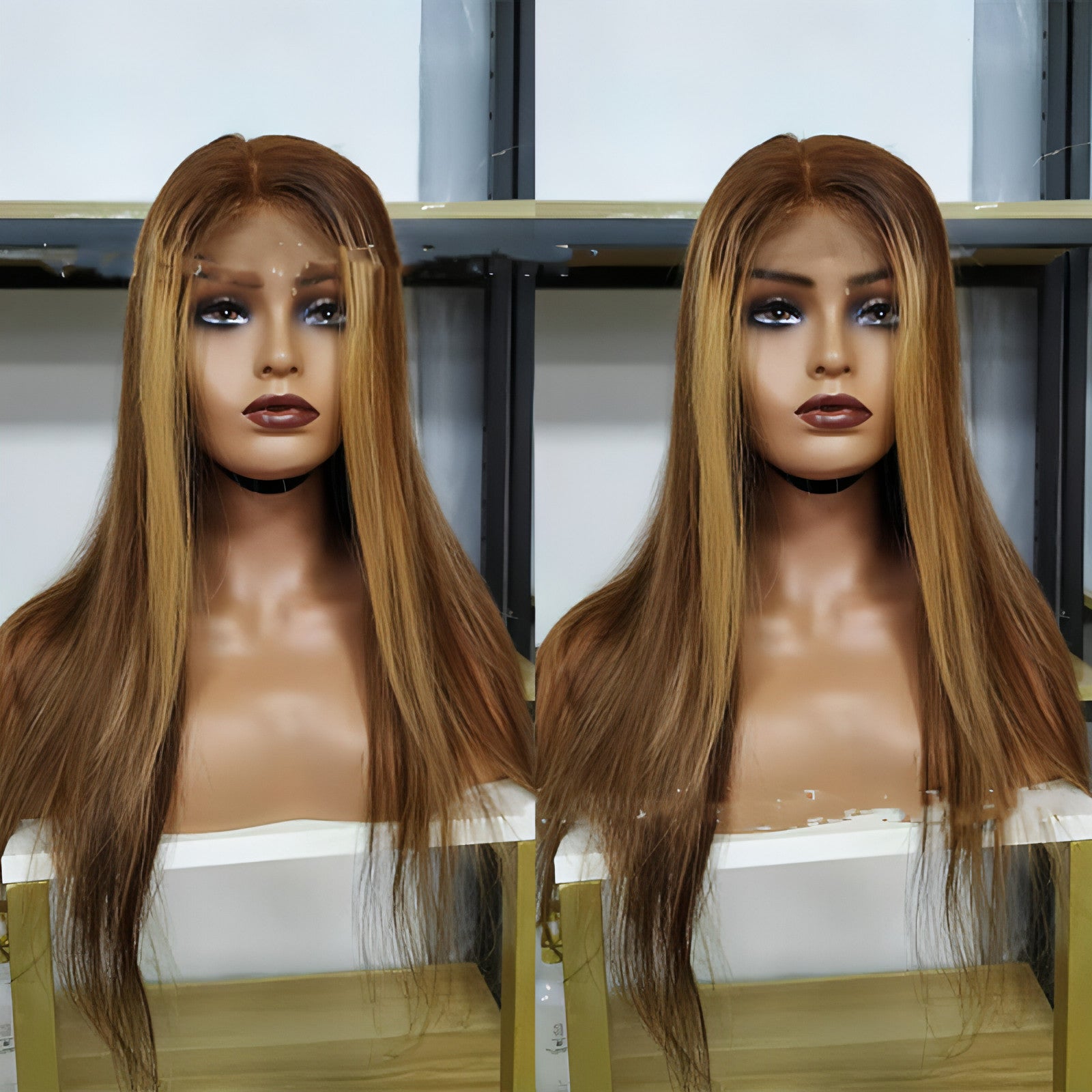 LuxeFlow HairReal Hair Wig Lace Wig 4X4 Straight Lace Front Wig