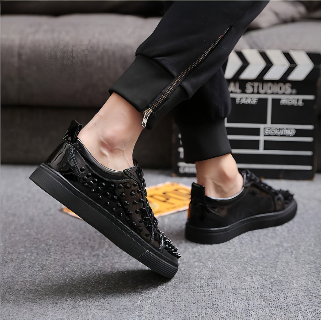 Zapatos de piel de vaca de moda europea y americana para hombres. 