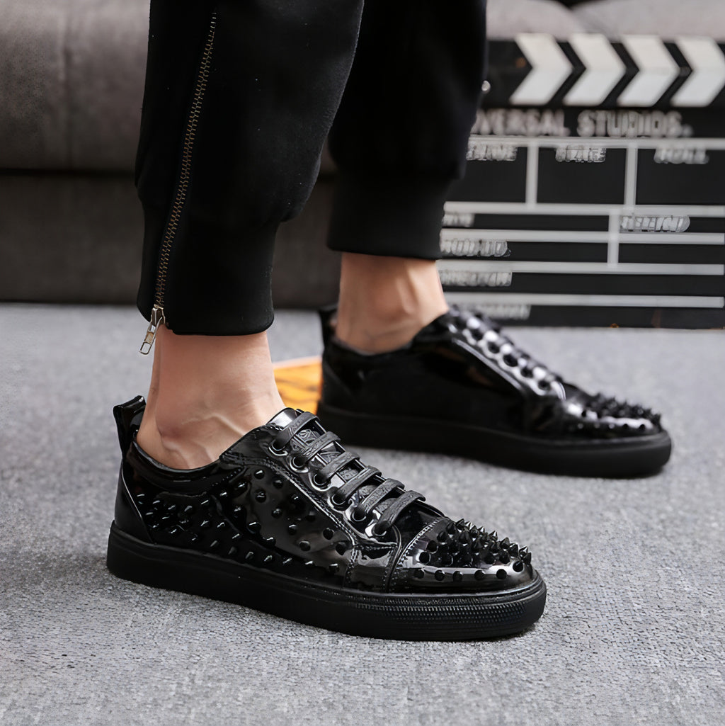 Zapatos de piel de vaca de moda europea y americana para hombres. 