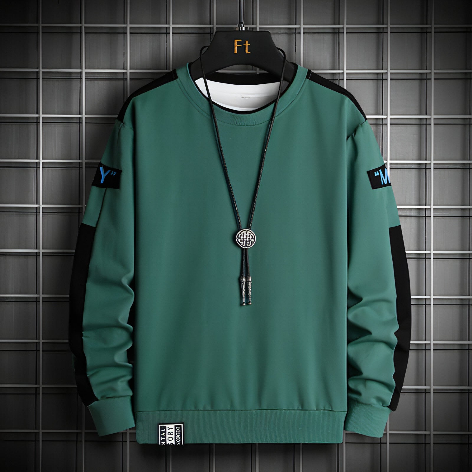 Men's Spring &amp; Autumn Casual Sports Round Neck Sweater