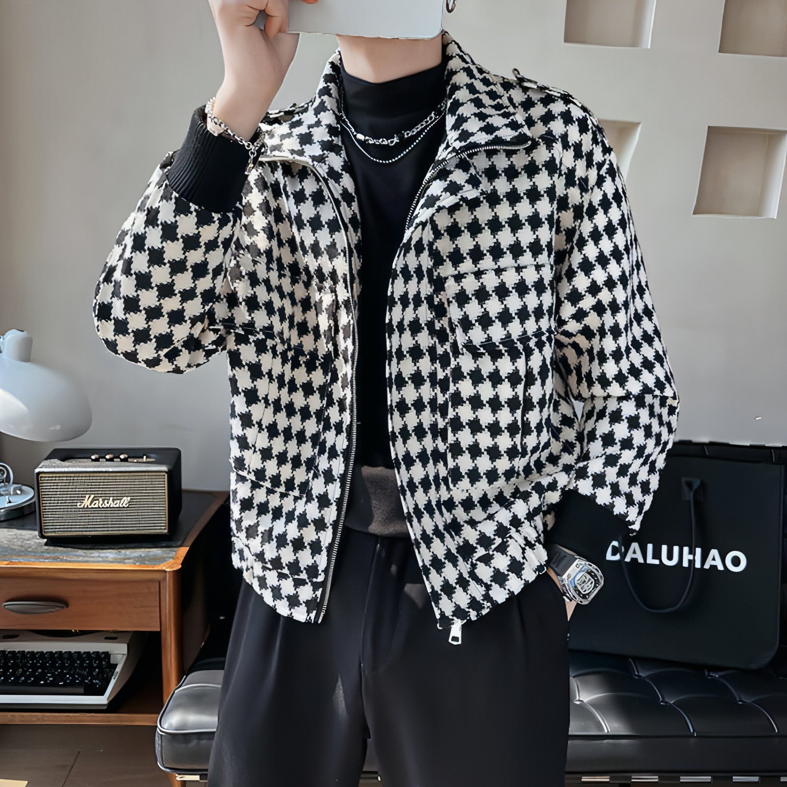 Chaqueta corta de alta calidad para hombre