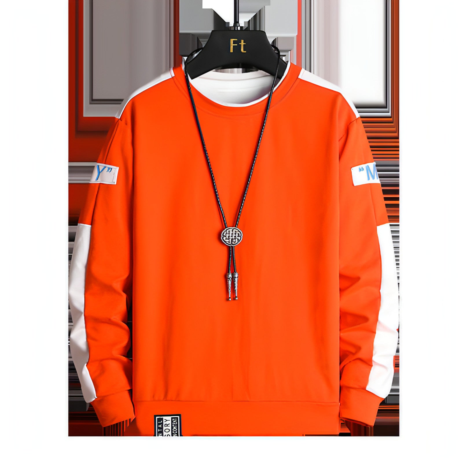 Men's Spring &amp; Autumn Casual Sports Round Neck Sweater