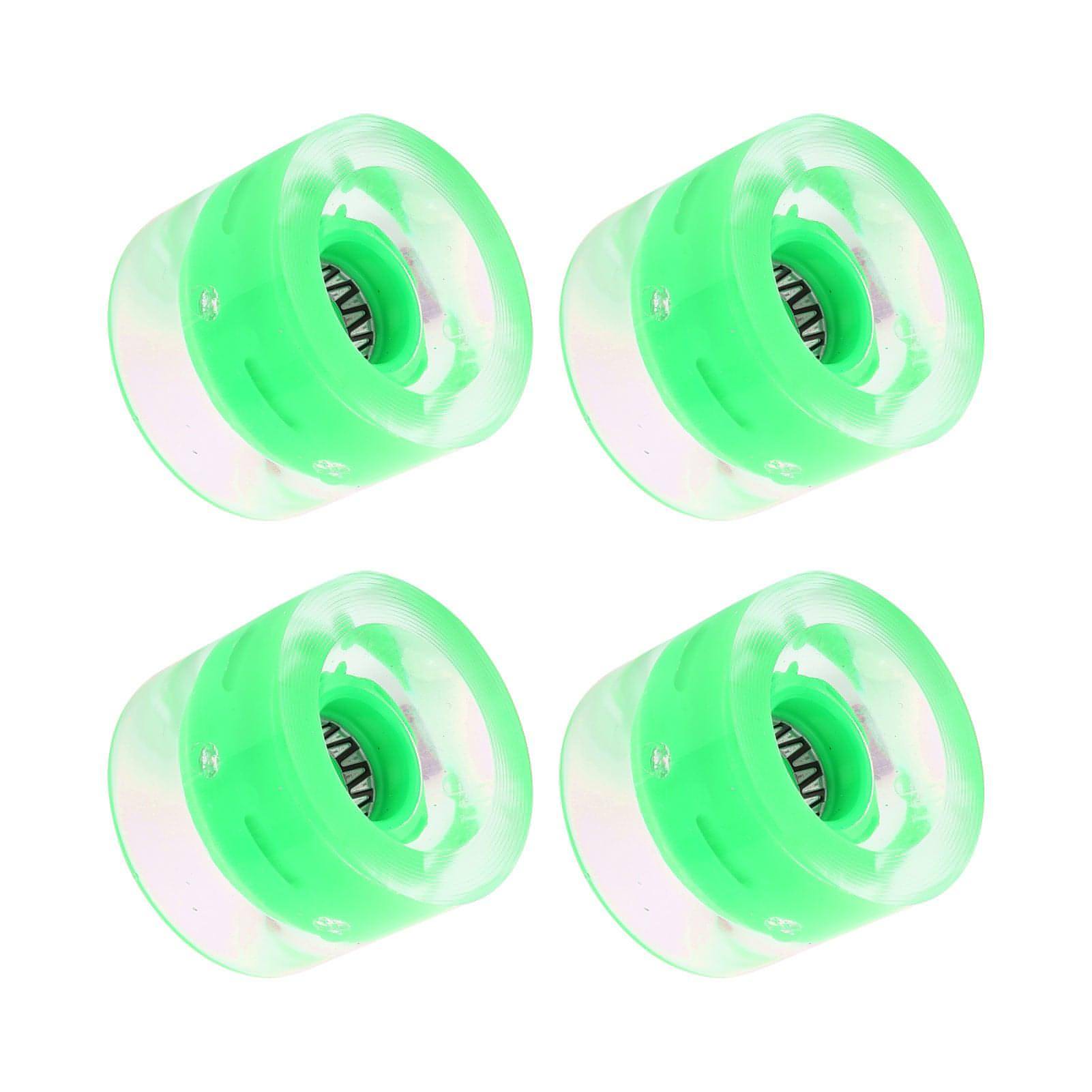 Wheel 78A 60x45mm HighElastic Skateboard Flash Wheel PU Filling for Longboard Cruiser Board(Green )