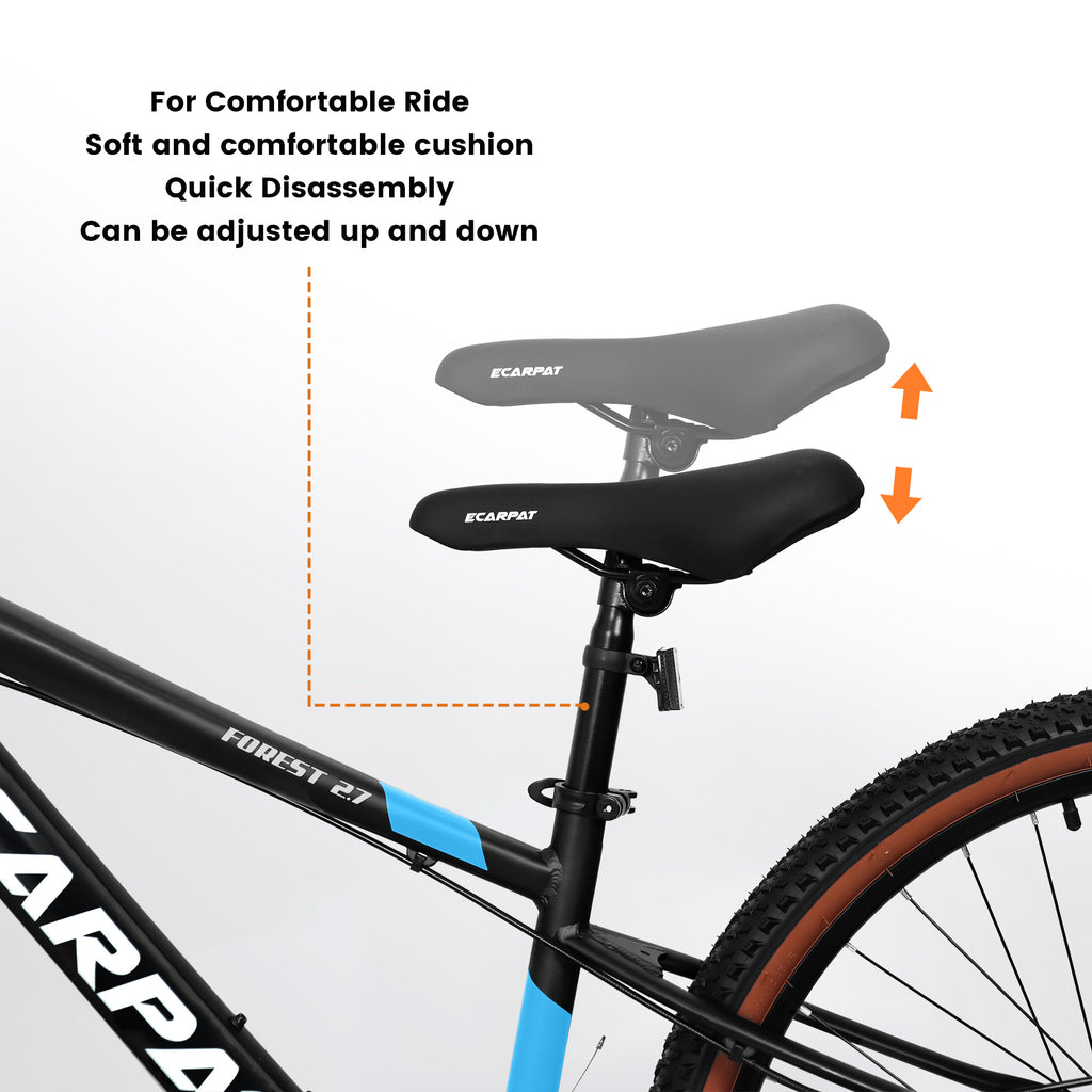 Carpat™ MTB Velocity 27 – 27.5" ALUMINIUM Mountain Bike (21-Speed, Black-Blue)