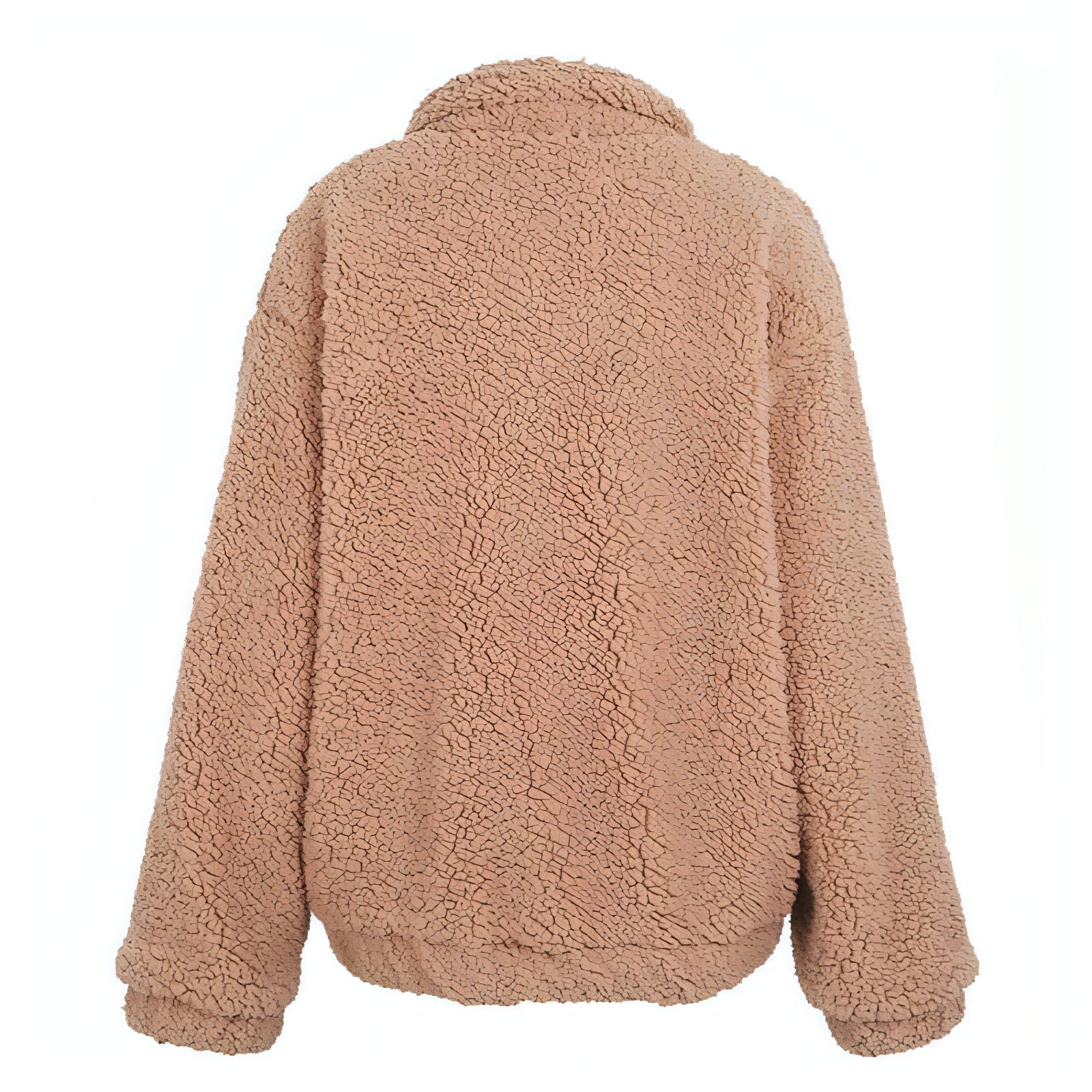 Faux Lammwolle übergroße Jacke Mantel Winter schwarz warme haarige Jacke Frauen Herbst Oberbekleidung