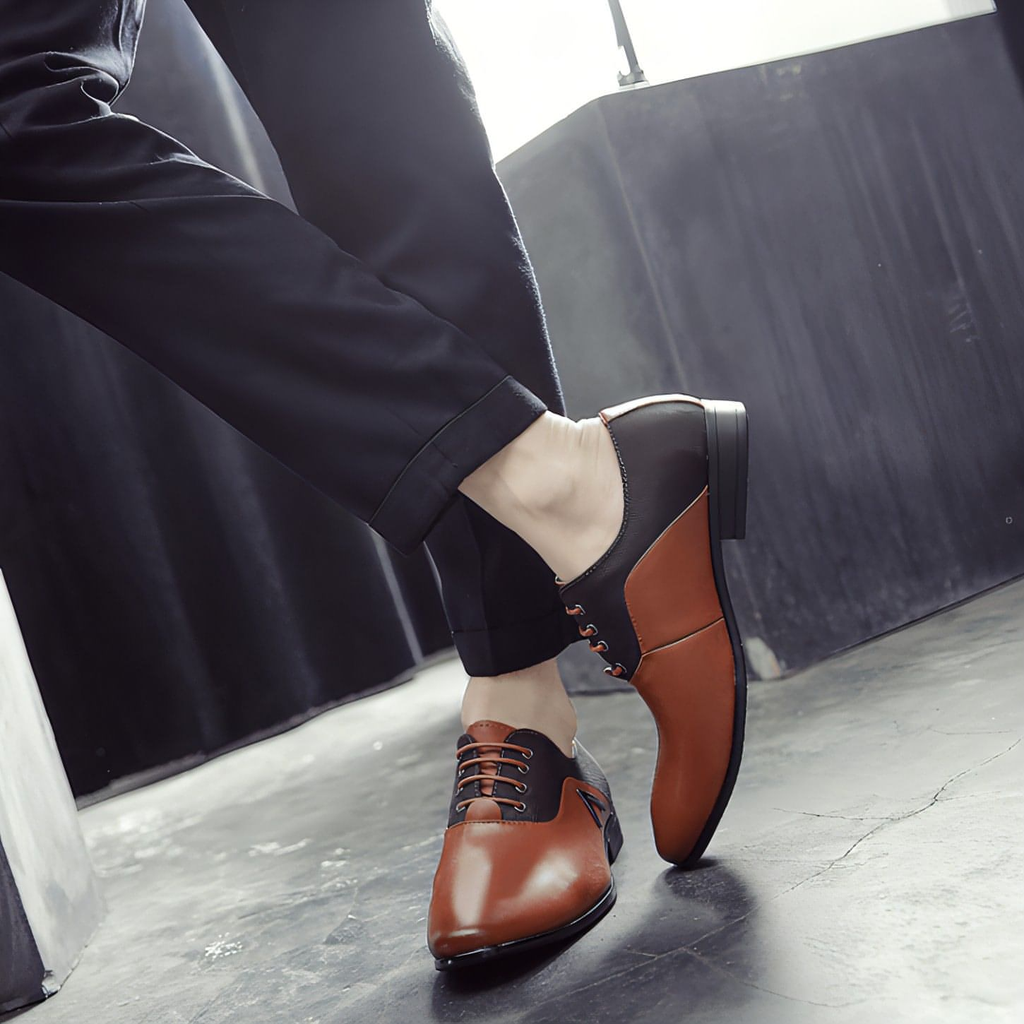 Zapatos de cuero para hombre de negocios talla 445678 zapatos de cuero para hombre