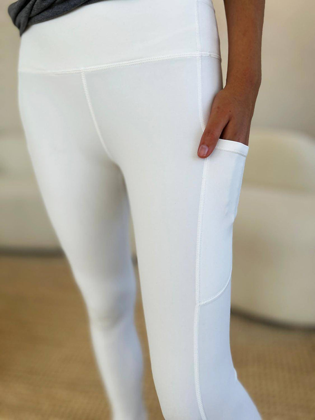 Legging de sport à large ceinture