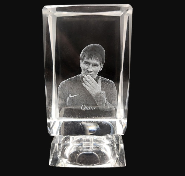 CrystalHeart™ – Personalized  Laser Engraved Glass Photo Cube