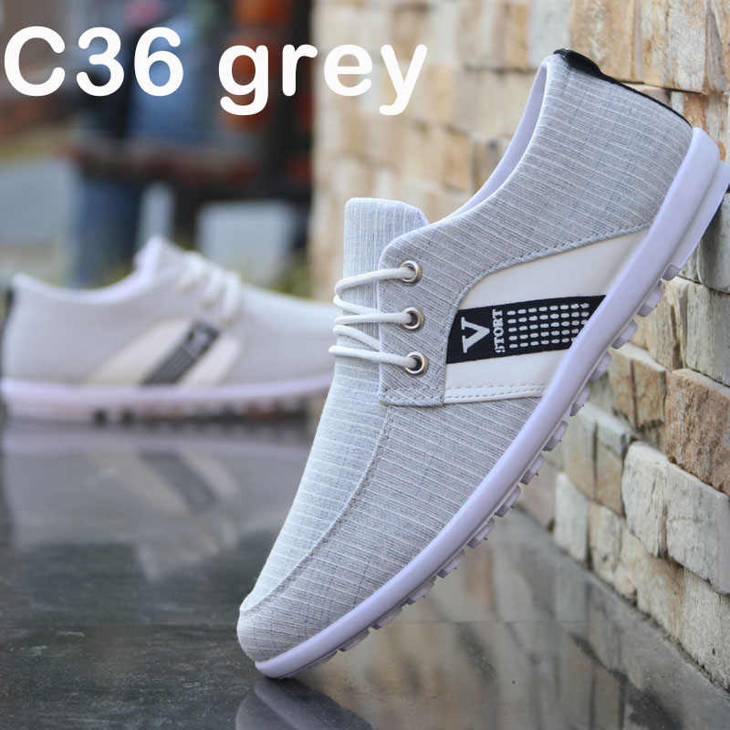 Zapatos de lona con suela blanda para hombre