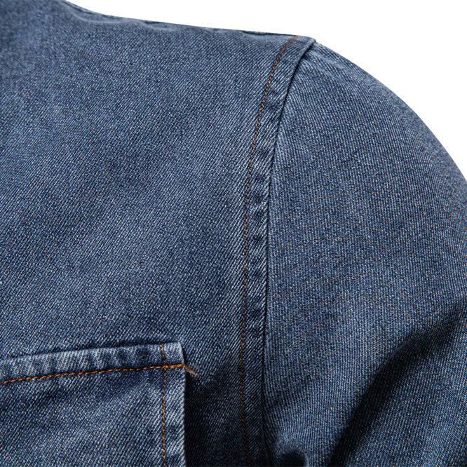 Casual Long Sleeve Washed DressShirt