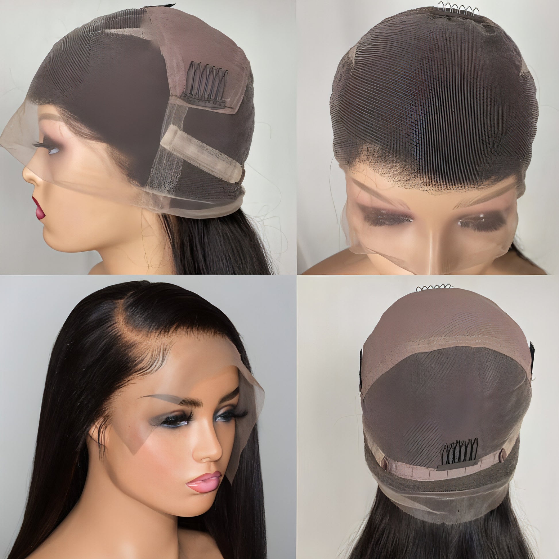 LuxeWave Premium - Full Lace Head Cover With Real Hair 1