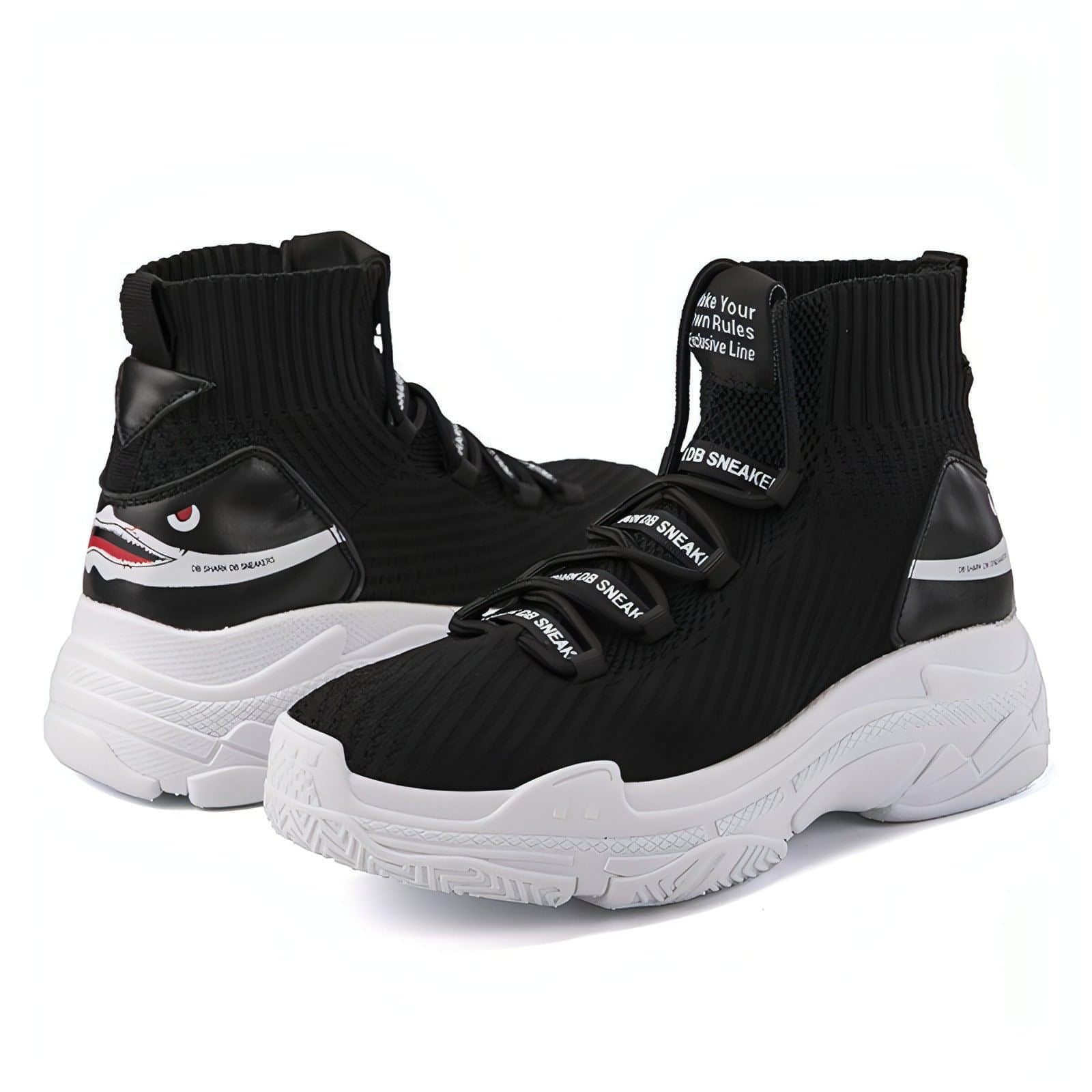 StreetFace™ – Reactive Sole High-Top Sneakers