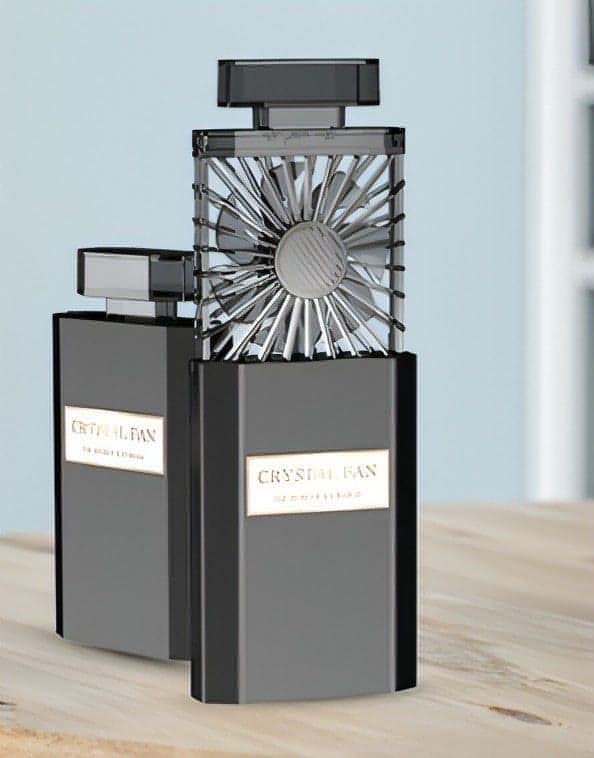Portable Perfume Fan – USB Rechargeable Fragrance Diffuser