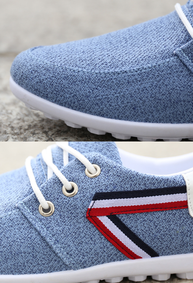 Zapatos de lona con suela blanda para hombre