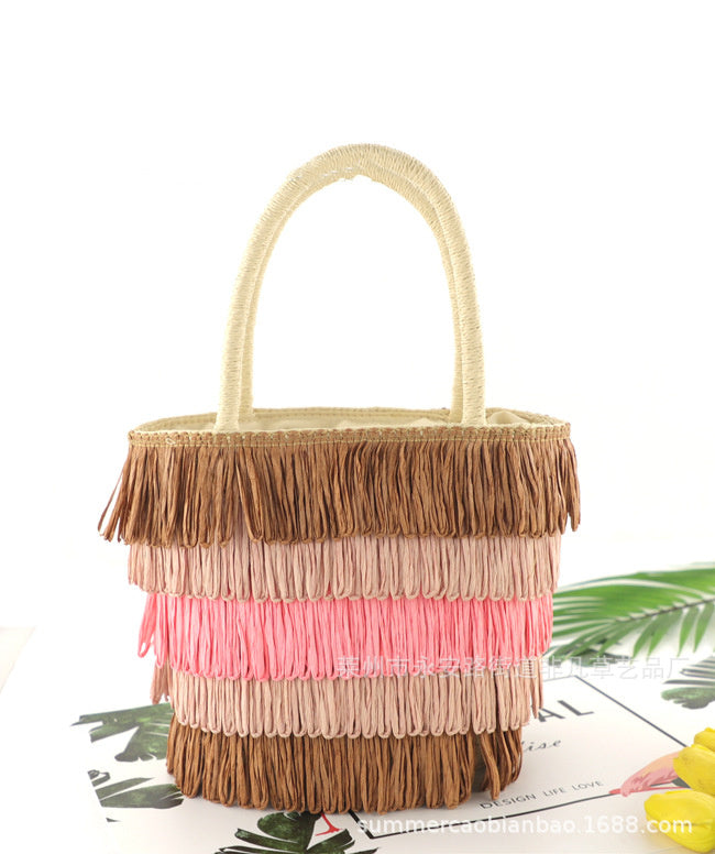 SolunaWeave™ – Fiesta Fringe Tote