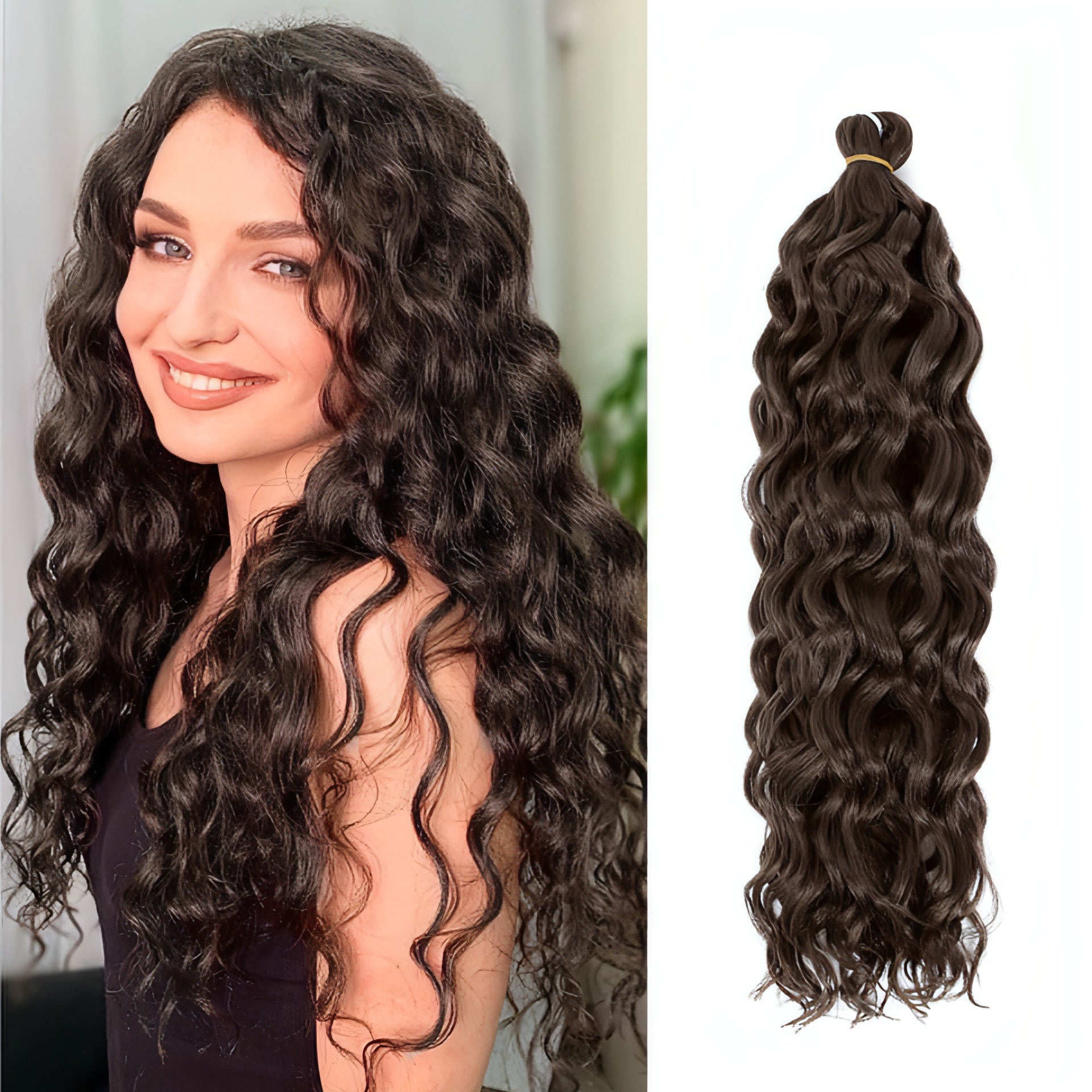 LuxeWaves Hawaii Ocean Wave Crochet Hair