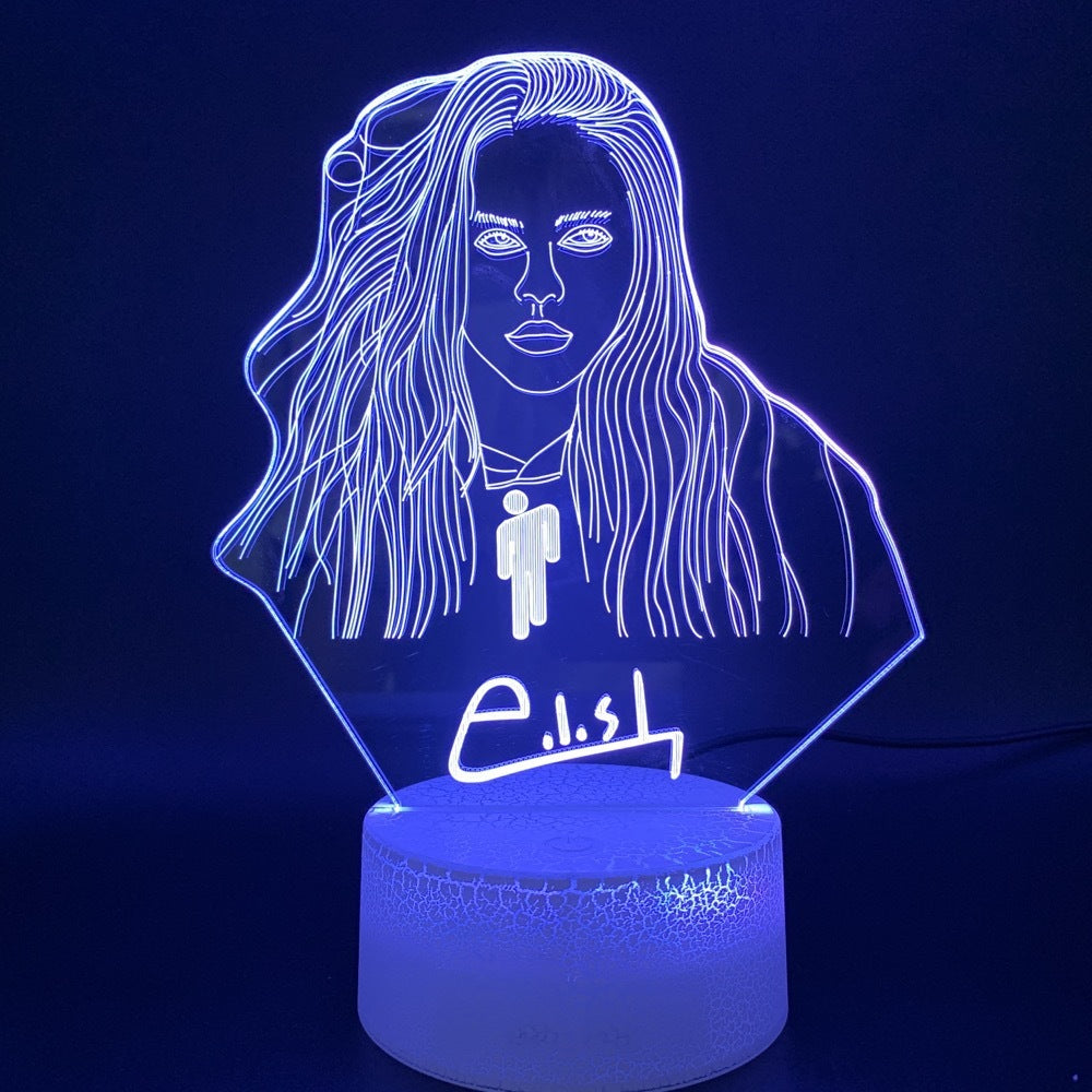 GlowShape™ – Custom 3D LED Night Lamp with Remote Control
