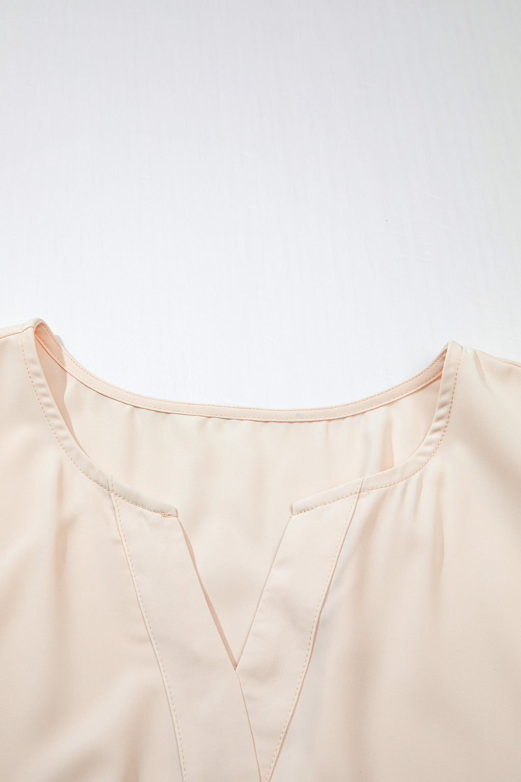 Apricot Plus Size V Neck Lacy Embroidery Patchwork Short Sleeve Maxi Dress
