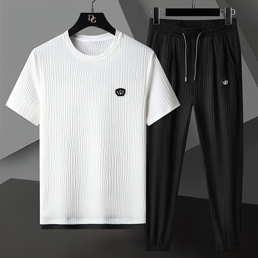 Pantalones de manga corta de secado rápido para ejercicio informal a la moda para hombre
