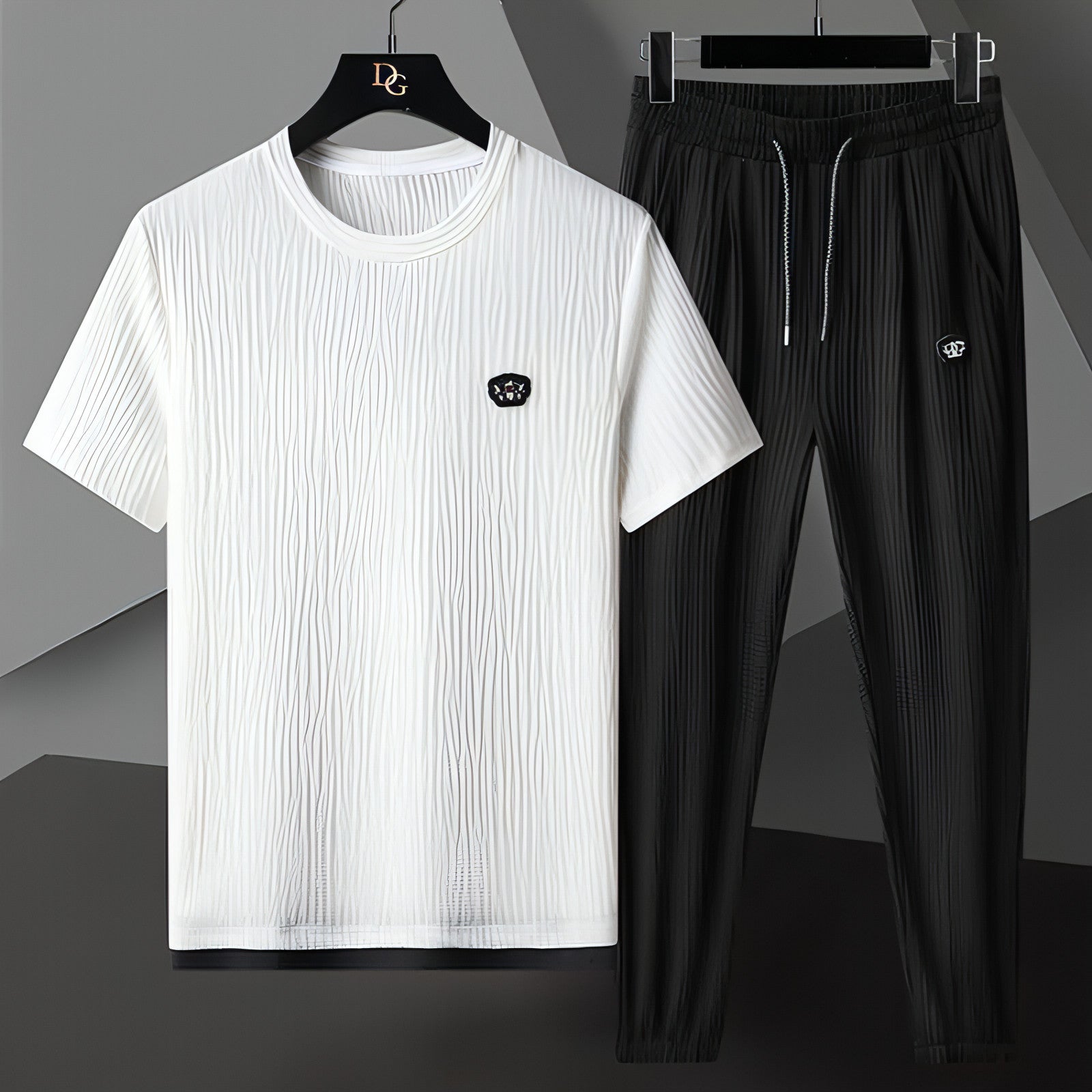 Pantalones de manga corta de secado rápido para ejercicio informal a la moda para hombre