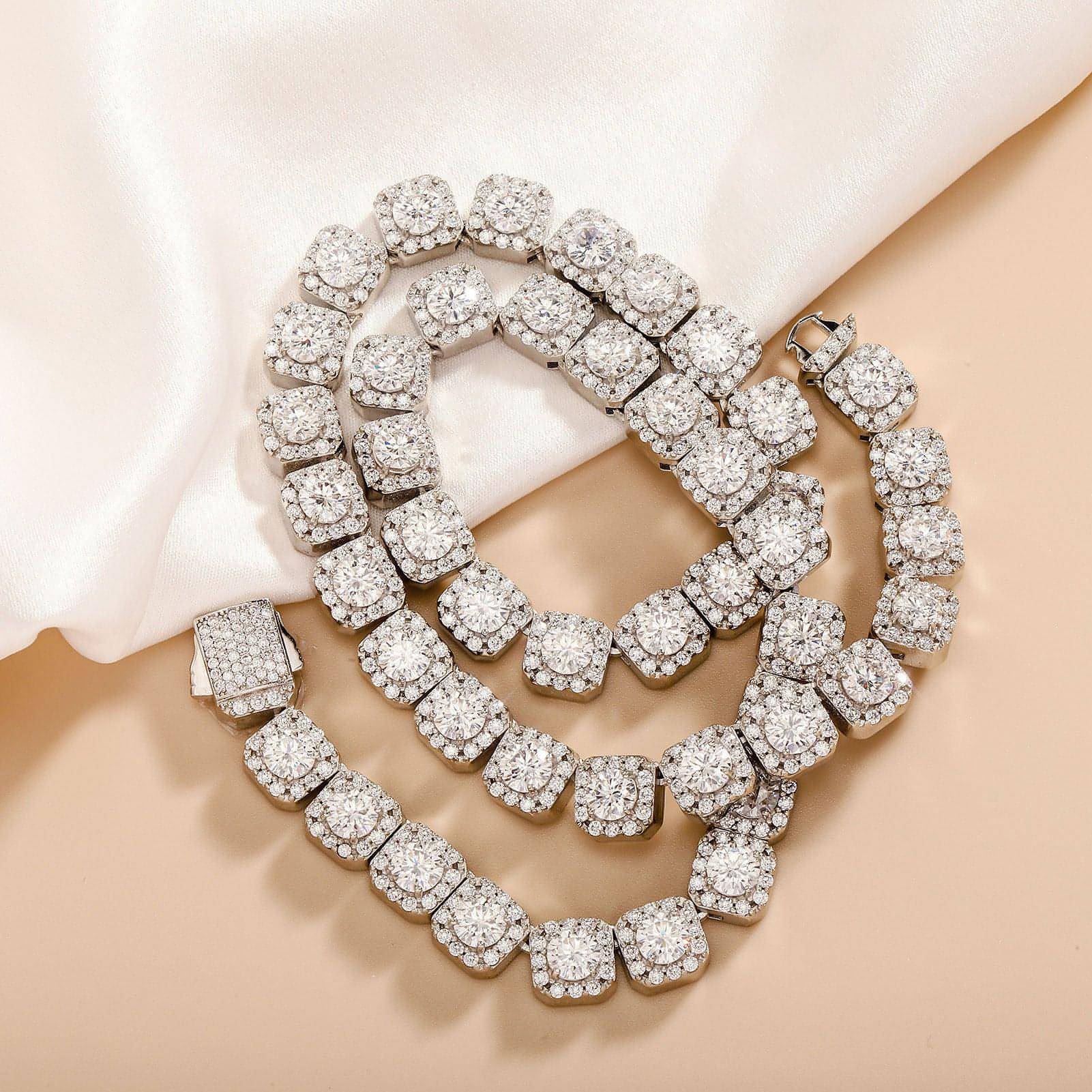 Herr hiphop halsband silver godis