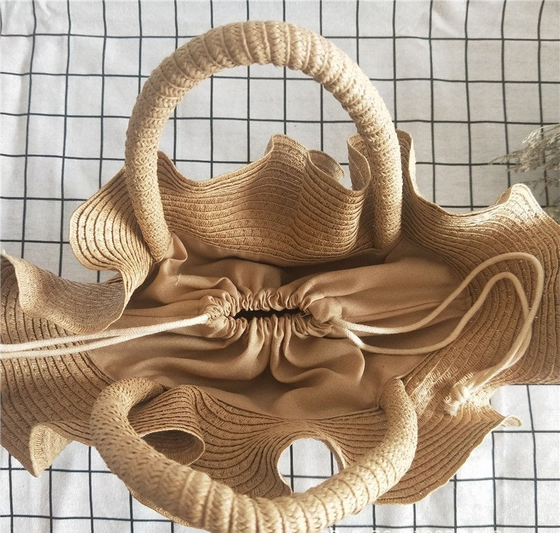 SolunaWeave™ – Flare Hat Basket Bag