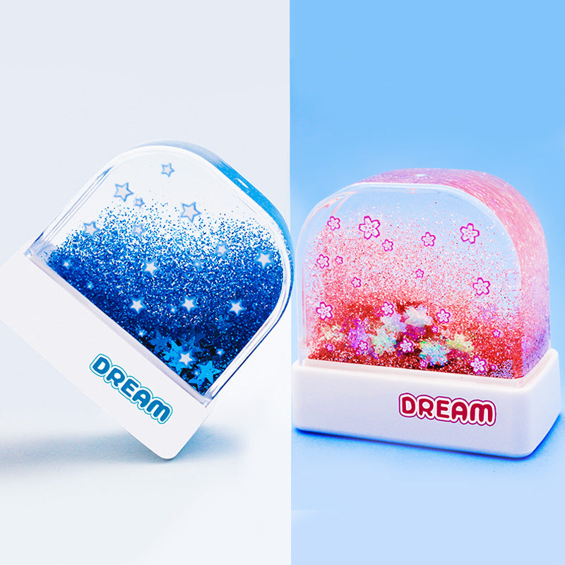 KidzGlide™ – Liquid Glitter Pencil Case | Quicksand School Stationery Pouch