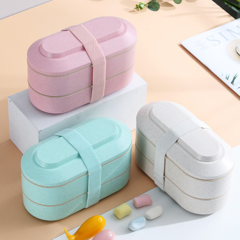 EcoBento™ – Japanese Wheat Straw Bento Box | Microwave Safe & Minimal Design