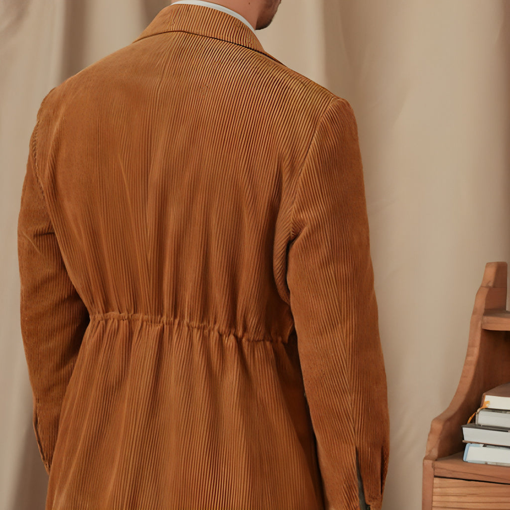 GentleFibre™ – Retro Corduroy Safari Jacket (100% Cotton)