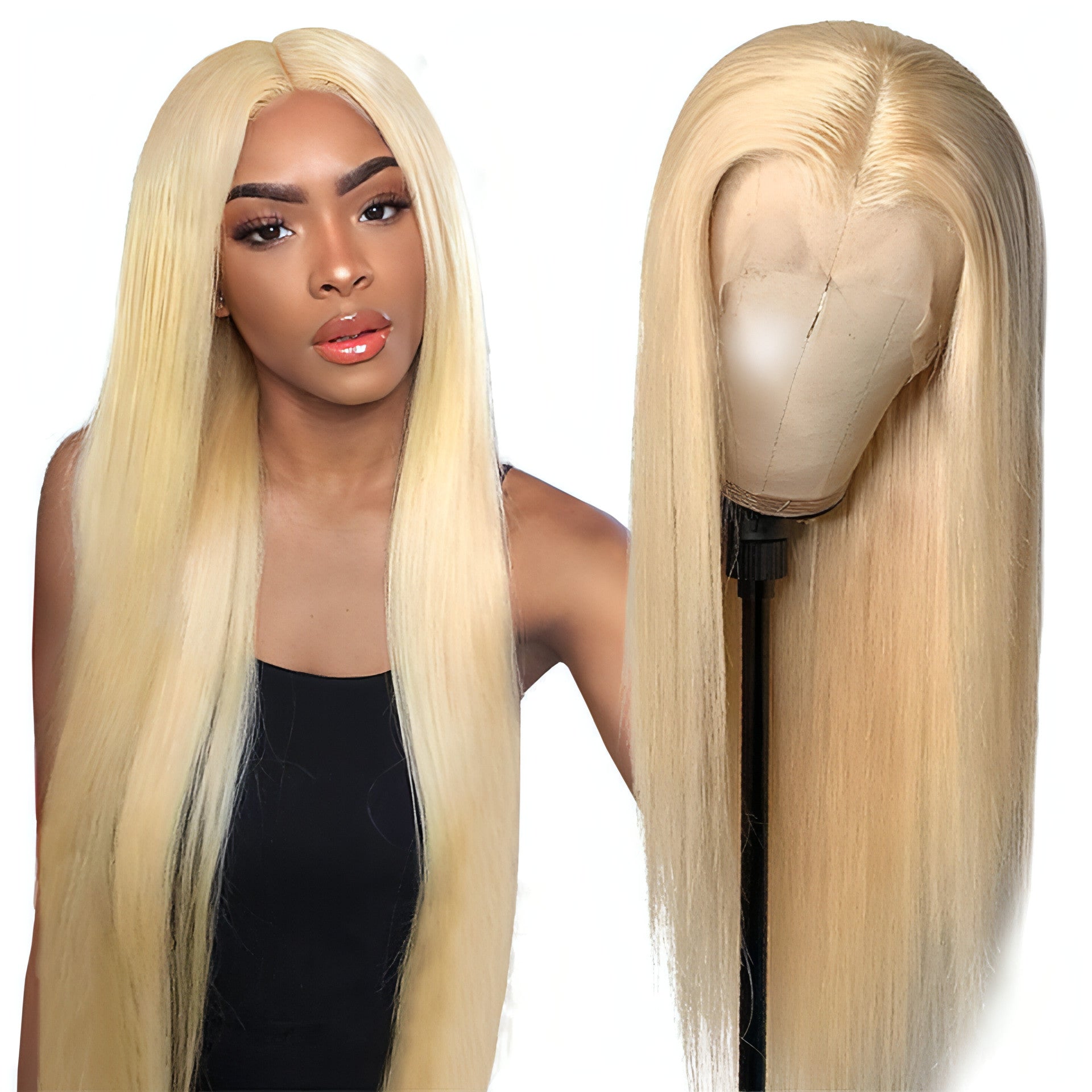 VelvetGlow Headband Wig Blonde