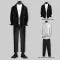 Suit Collar Woolen Jacket Coat Men's Thickened Casual Loose