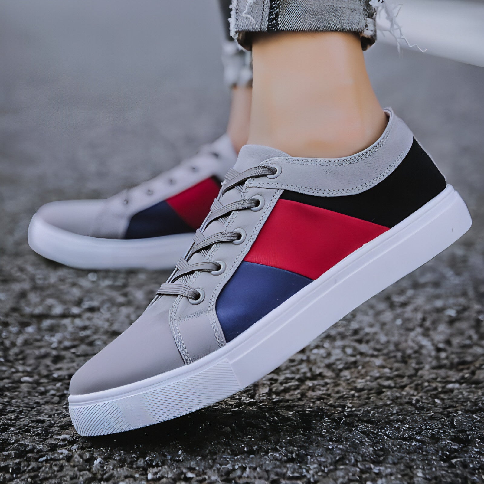 shoes student trend flat men
