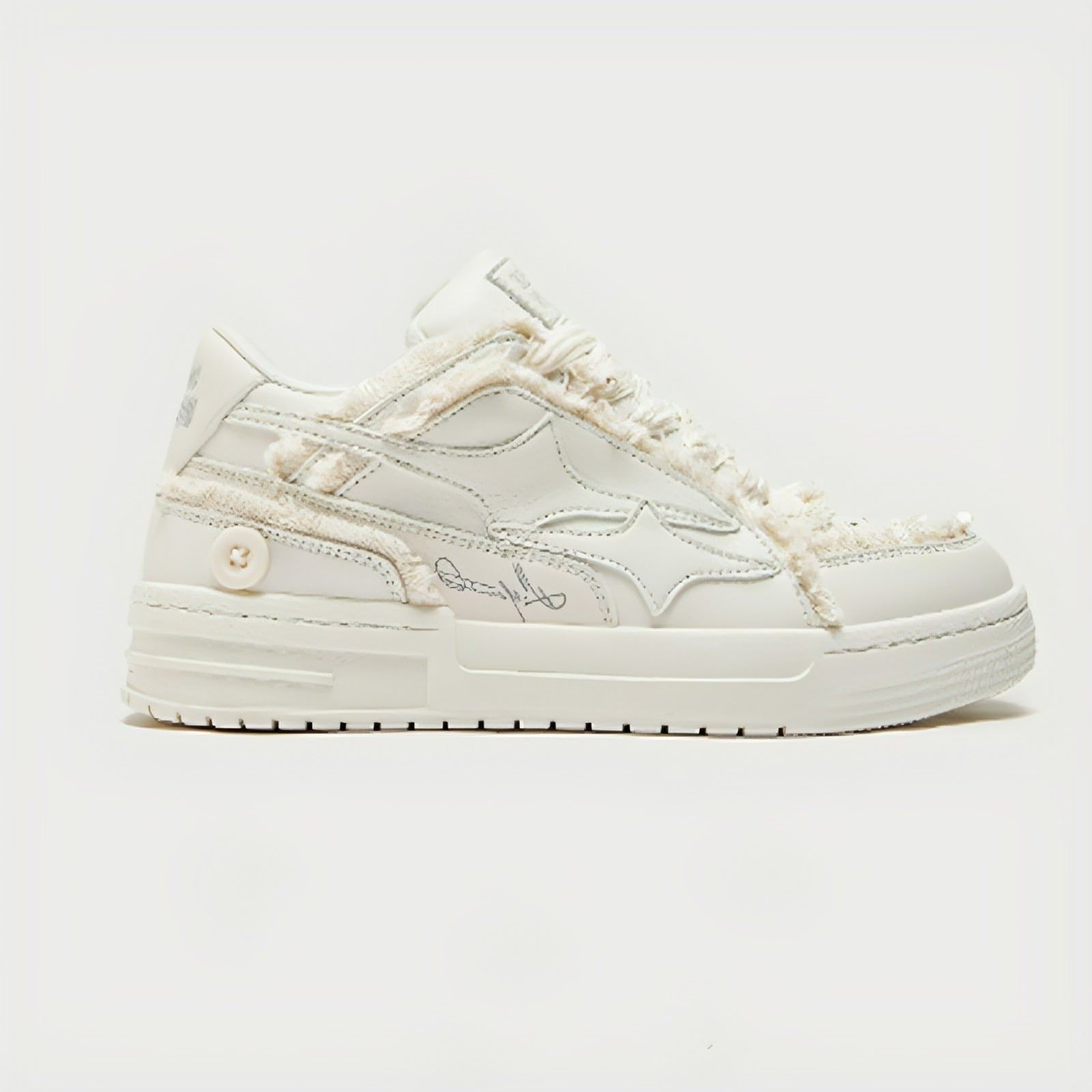 Zapatos blancos transpirables informales de estilo coreano para hombre