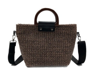 SolunaWeave™ – Simple Straw Utility Tote