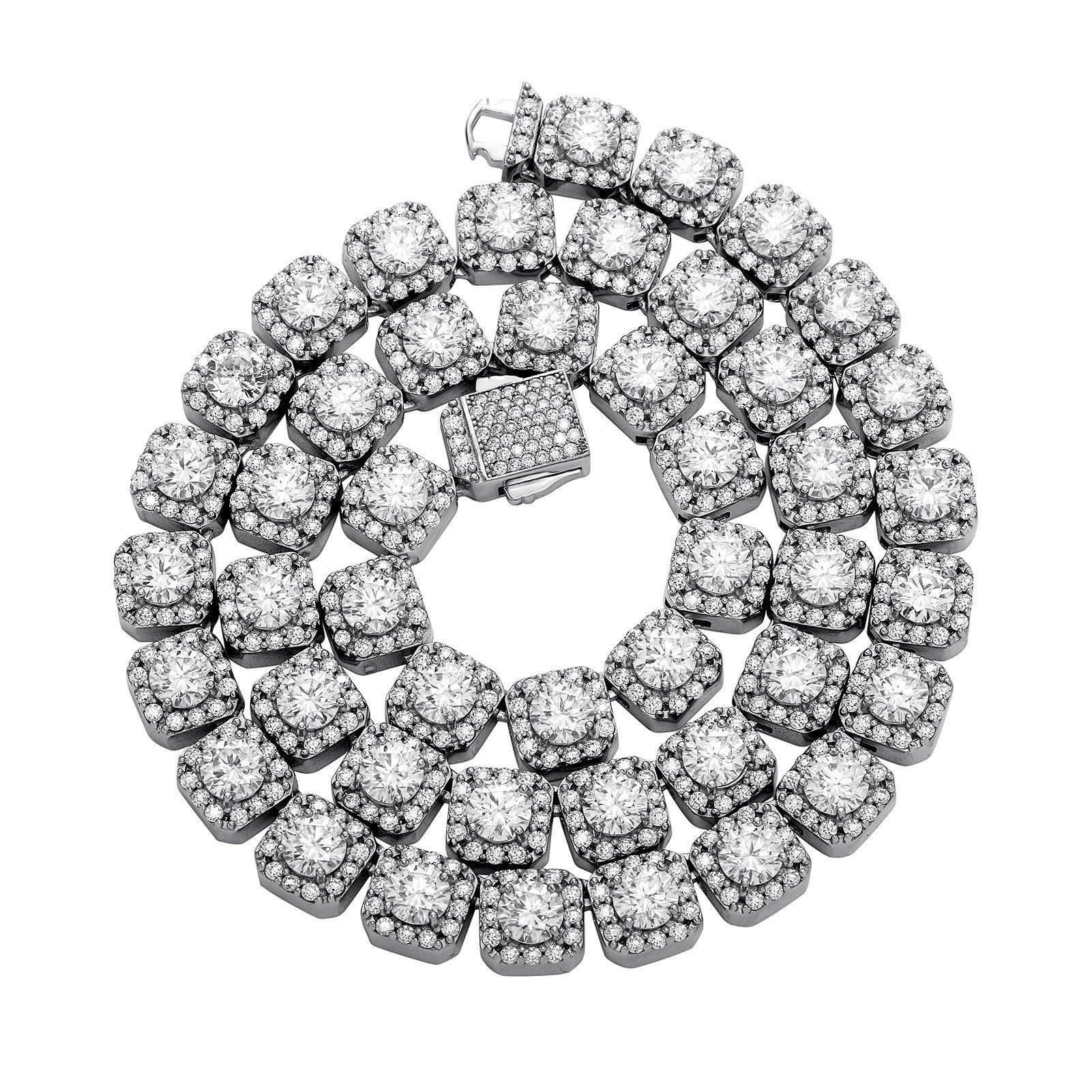 Herr hiphop halsband silver godis