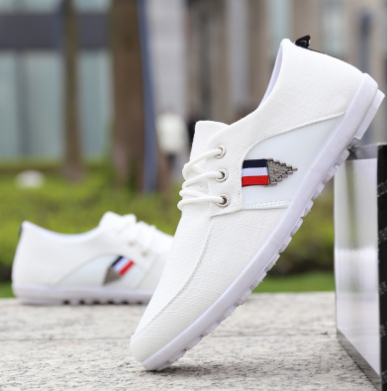 Zapatos de lona con suela blanda para hombre