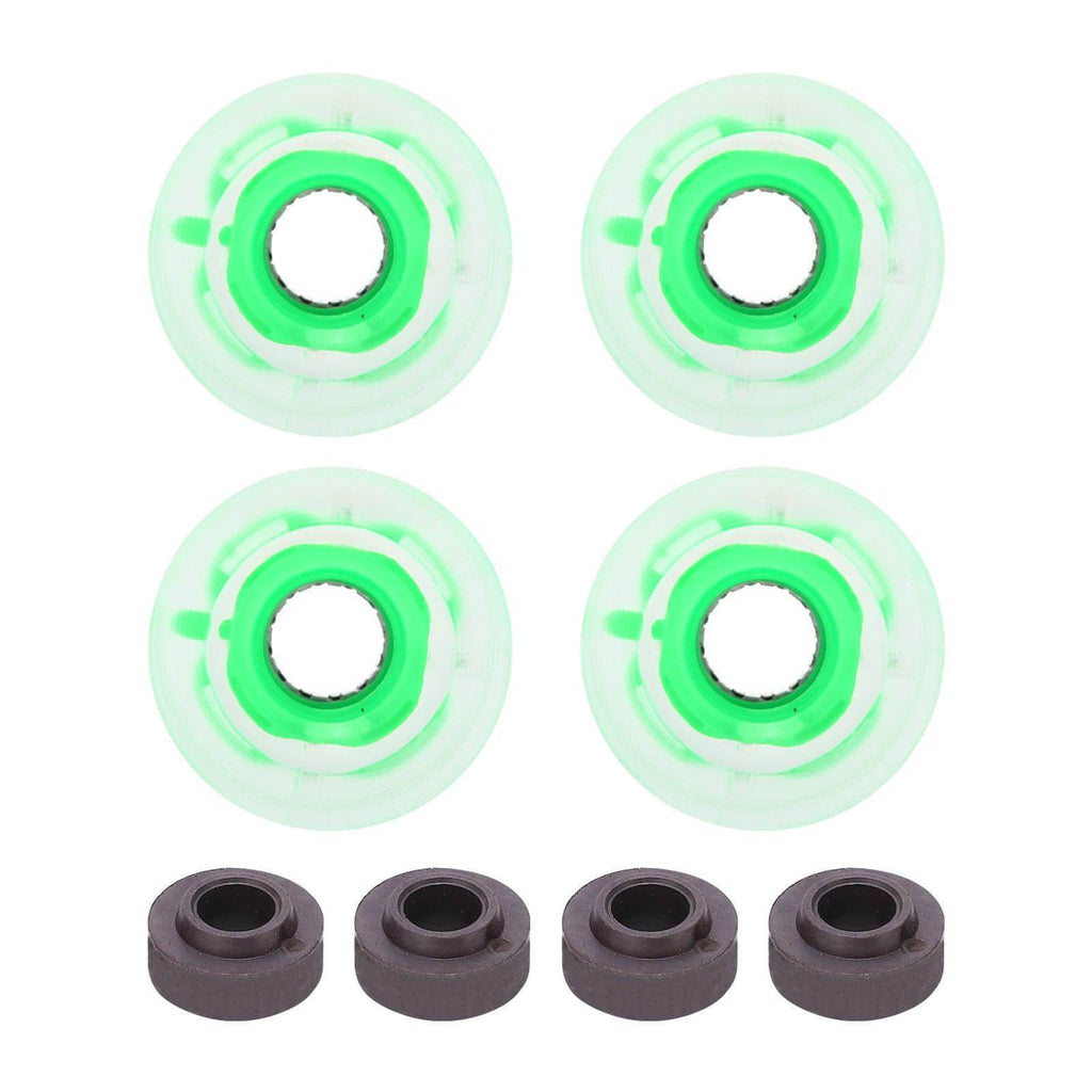 Wheel 78A 60x45mm HighElastic Skateboard Flash Wheel PU Filling for Longboard Cruiser Board(Green )
