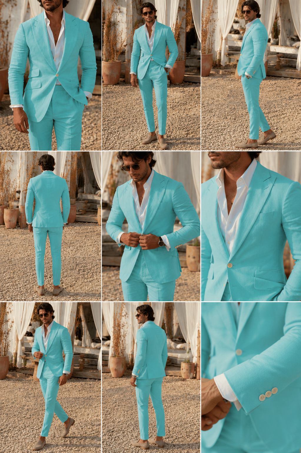 VELMONT™ Signature Slim Fit Suit – Premium Men's Two-Piece Business & Wedding Suit