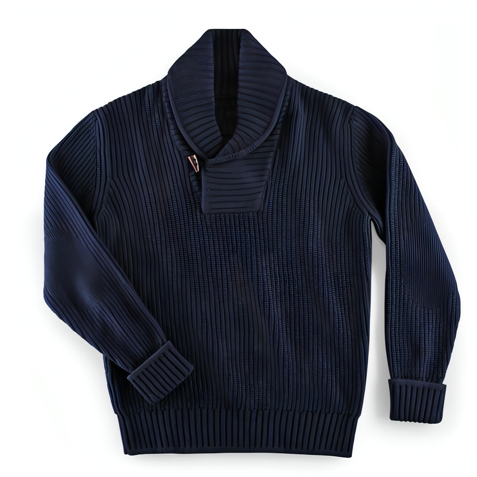 Top con cremallera vintage europeo y americano para hombre