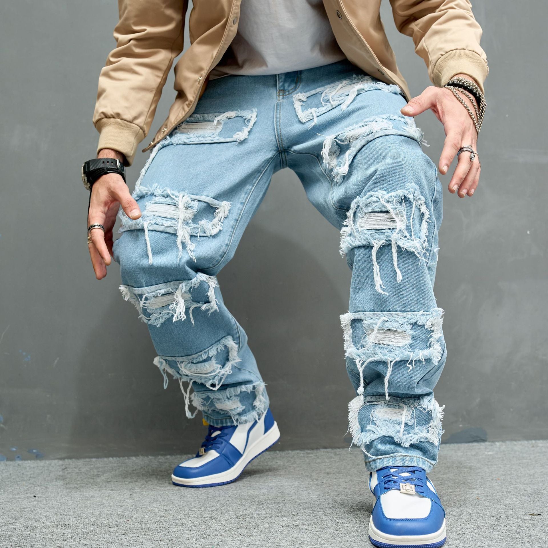 MetroFlex™ Men's Worn Stretch Slim Fit Jeans – Timeless Fit & Modern Comfort