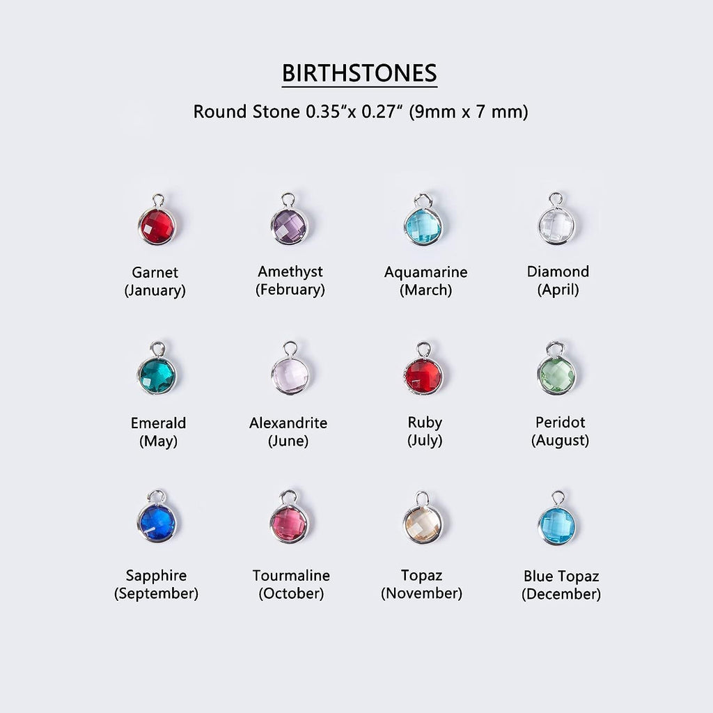 💎 Personalized Birthstone Name Necklace – A Gift from the Heart