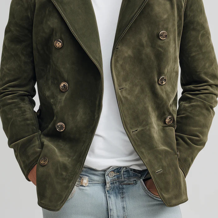 Men’s Vintage Double-Breasted Jacket | NORDHAVEN™ Heritage