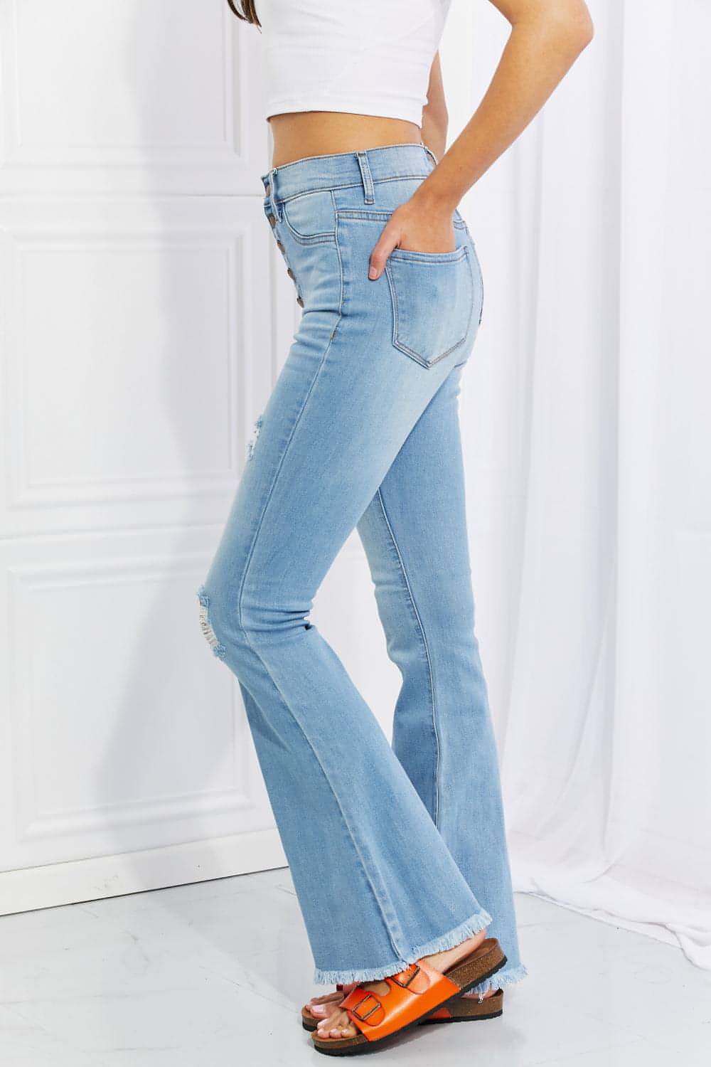 Живые полноразмерные джинсы Jess Flare Jess