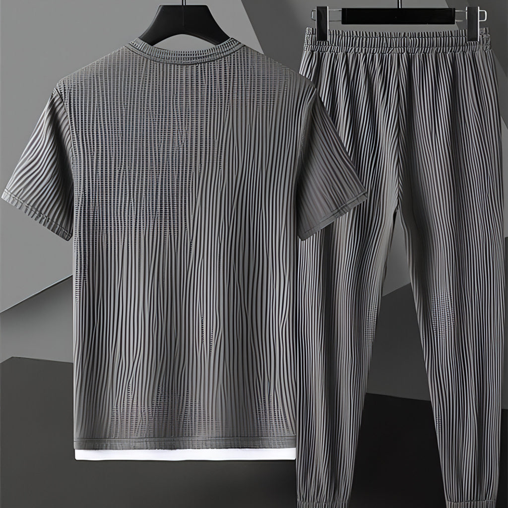 Pantalones de manga corta de secado rápido para ejercicio informal a la moda para hombre